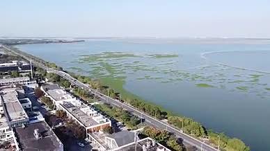 苏州旅行拍摄阳澄湖城市风光视频的预览图
